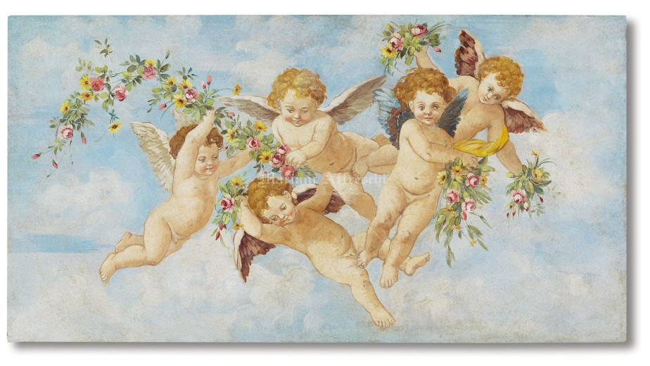 Art. 0259 - part. de "L'Adorazione dei Pastori" - Poussin (1594-1665)