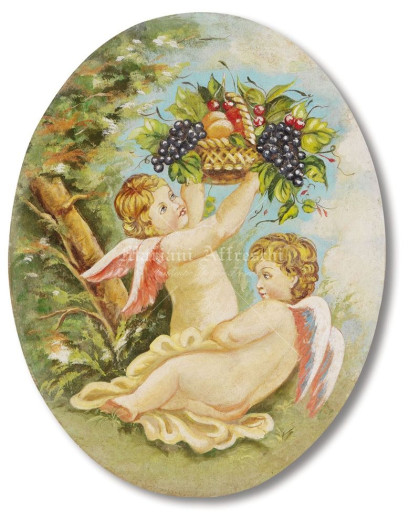 Art. 0833_4 - Putti con cesto di frutta - '700 (Museo di Besançon)