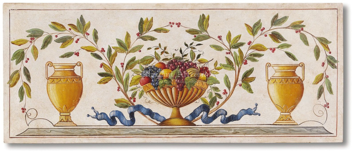 Art. 1655 - Cesto di frutta con anfore